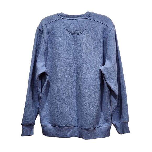 IZOD Men's Periwinkle Blue Advantage Fleece Crewneck Sweater, L - Picture 5 of 8